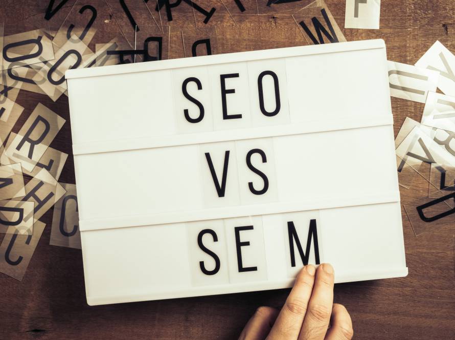 difference between SEO and SEM